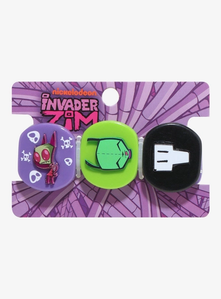 Invader Zim Icons Chunky Bead Bracelet