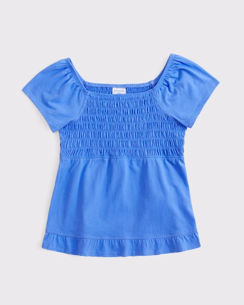short-sleeve babydoll top
