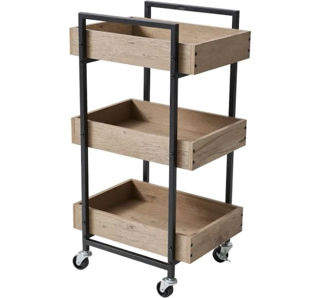 Better Homes & Gardens 3-Tier Rolling Utility Cart