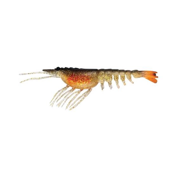 Nomad Live Ops Switcher Shrimp Soft Plastic Lure 3.5in Black and Gold