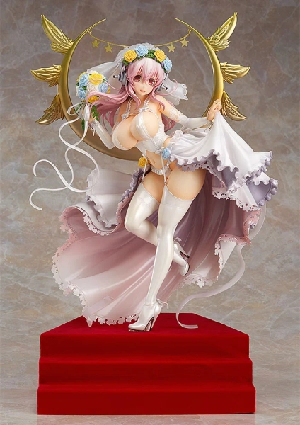 Super Sonico 10th Anniversary Figure Wedding Ver. Mariage Box -SILVER-