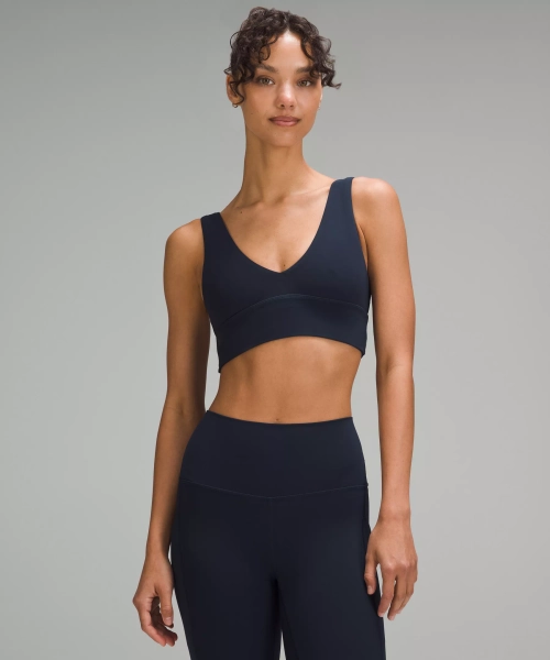 lululemon Align™ V-Neck Bra *Light Support, A/B Cup - True Navy - 14