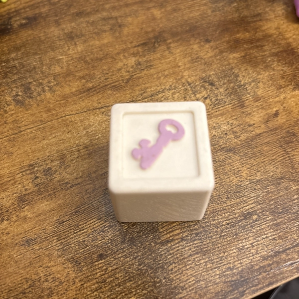 Tonka Keypers Vintage Toy. Toy Block for Baby Swan 'Belle'. Keepers 80s Toy.