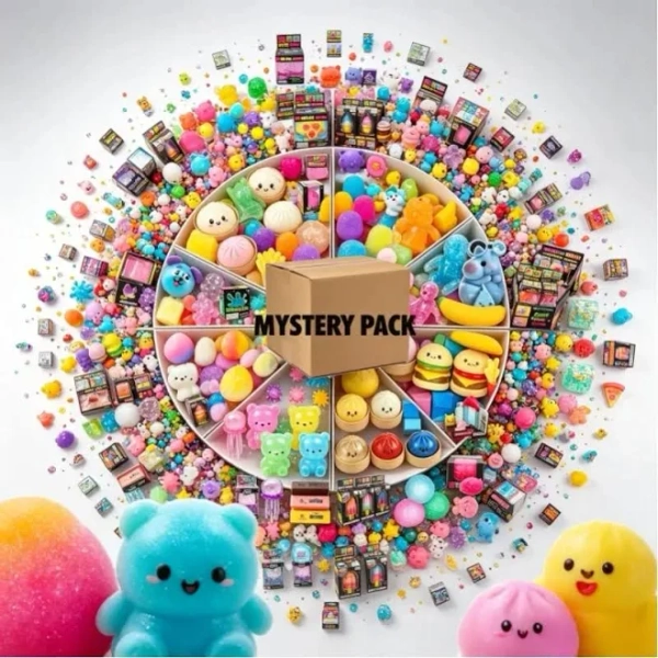 2026 New Mega Mystery Pack Squish Box | 100+ Styles | Random 1PC Stress Relief Squeeze Toy