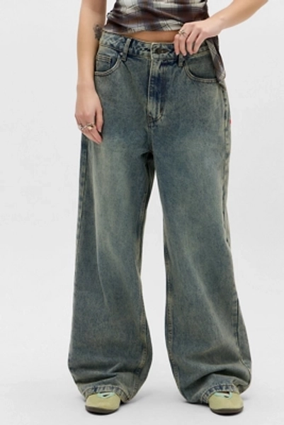 Ed Hardy UO Exclusive Washed Dragon Jeans