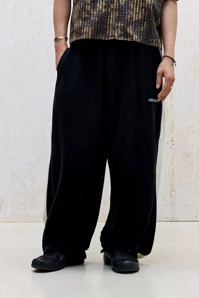 iets frans... Black Panel Harri Baggy Joggers