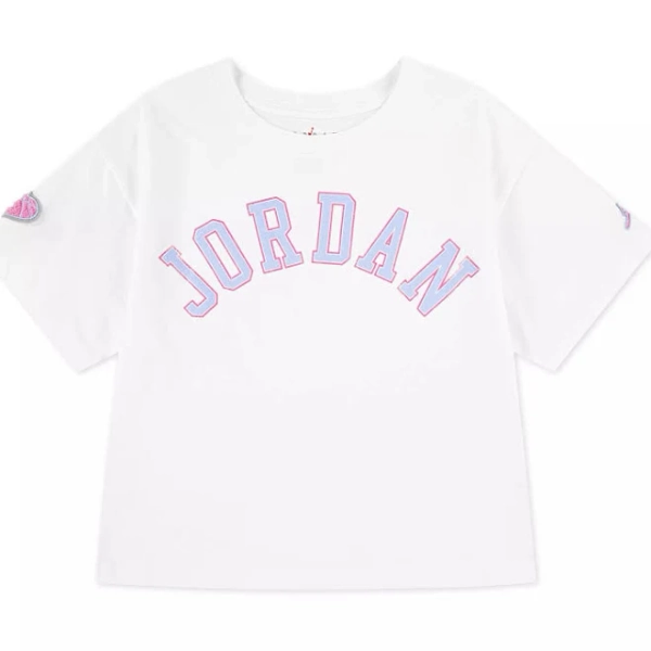 Jordan Big Girls' Cotton Patch Tee