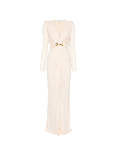 Elisabetta Franchi robe longue à col v | 44