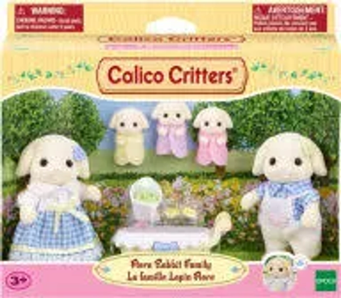 Calico Critters Flora Rabbit Family