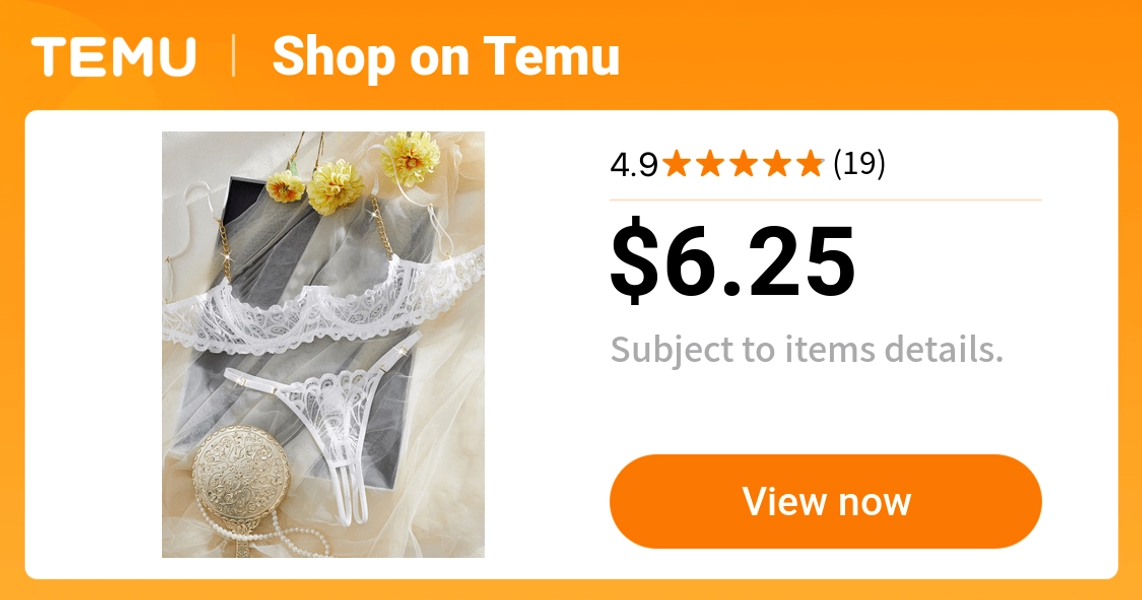 sweet lace hollow steel ring   semi cup   - Temu