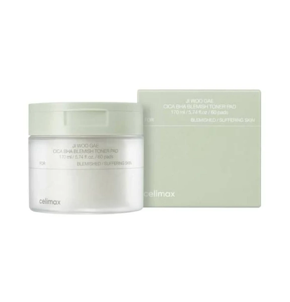 celimax Ji Woo Gae Cica BHA Blemish Toner Pad