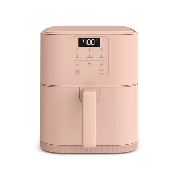 Bella - Fits-anywhere Kitchenware: 6-qt. Slim Air Fryer - Blossom
