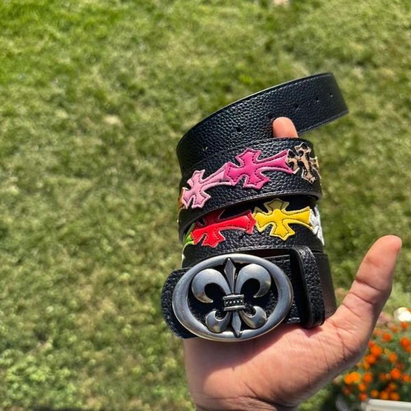 Depop Men's Belt in 2025 | Leather, Mens belts, Black leather