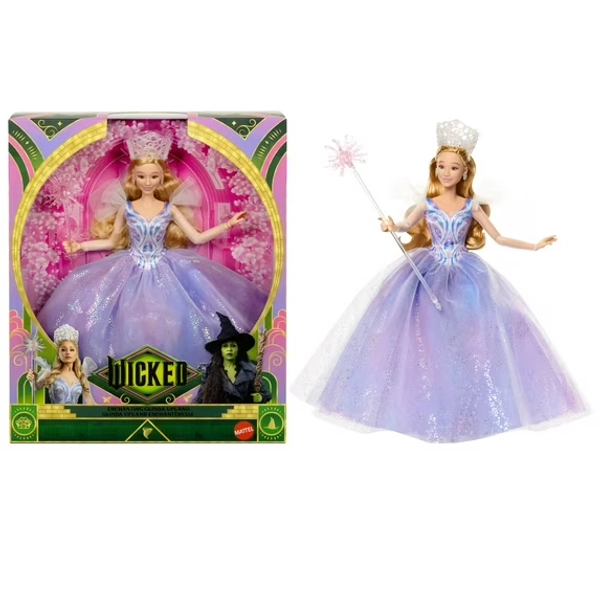Universal Pictures’ Wicked: For Good Deluxe Glinda Doll with Movie-Inspired Outfit & 3 Accessories