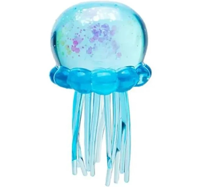 Cute Jellyfish Squishy – TPR Soft Rubber Octopus Stress Ball, Maltose Texture Slow Bounce Fidget,Portable Calming Squeeze Toy, Party Gift