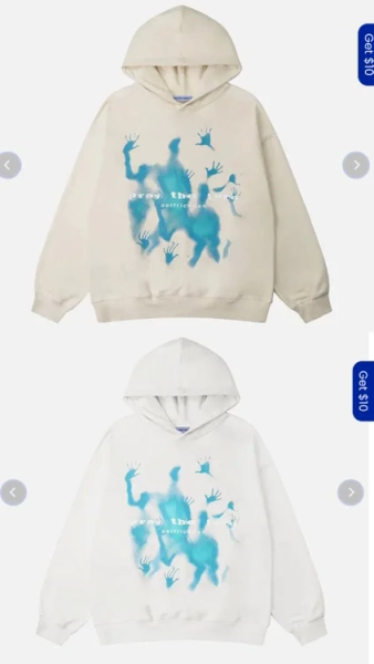 Aelfric Eden Abstraction Shadow Graphic Hoodie