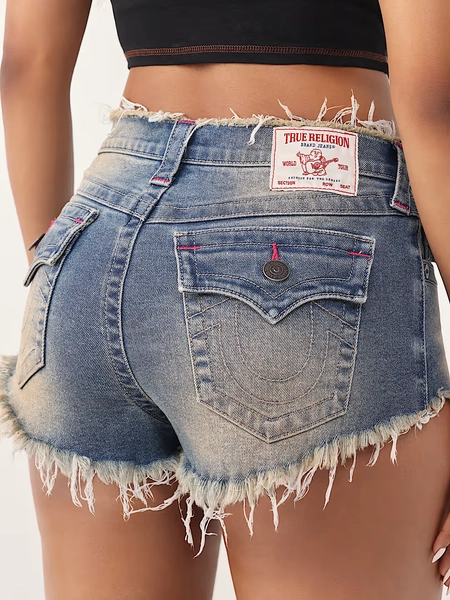 SPICY HIGH RISE FOLDOVER FLAP SHORT