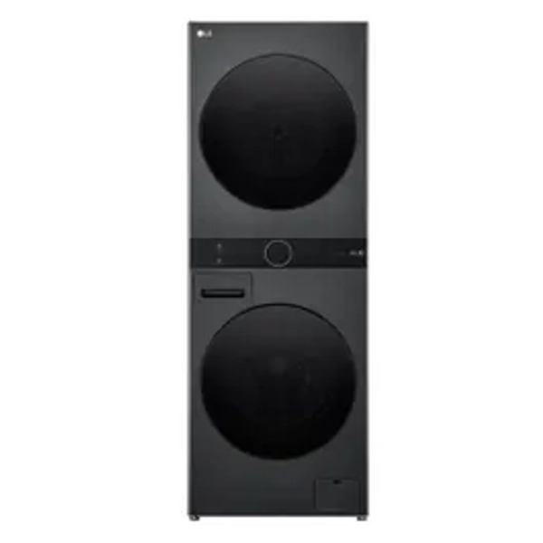 LG 12kg/9kg WashTower Stacked Washer Dryer - Black