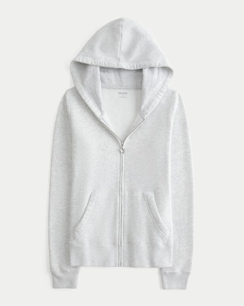 Hollister Feel Good Customizable Charm Zip-Up Hoodie