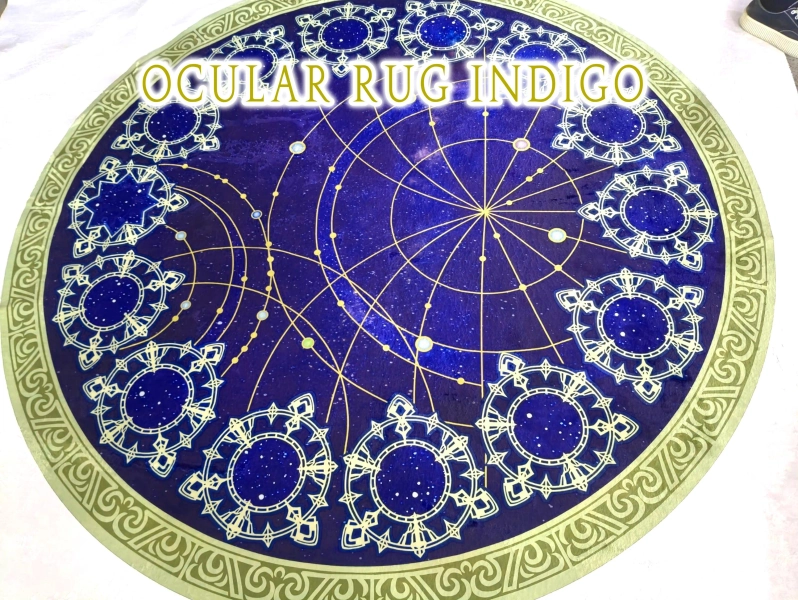 FFXIV The Ocular Rug - 6ft Round Velvet Carpet