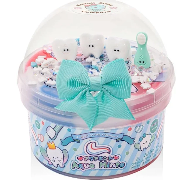 Aqua Minto Glossy Slime