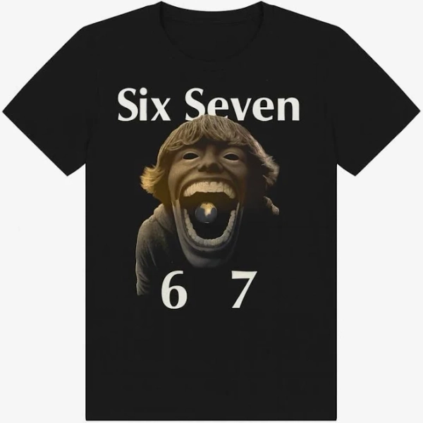 Six Seven 67 Kid Meme Graphic T-Shirt