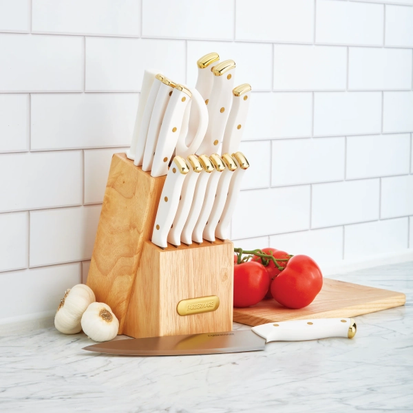 Farberware 15-Piece Triple Riveted Knife Block Set & Reviews | Wayfair