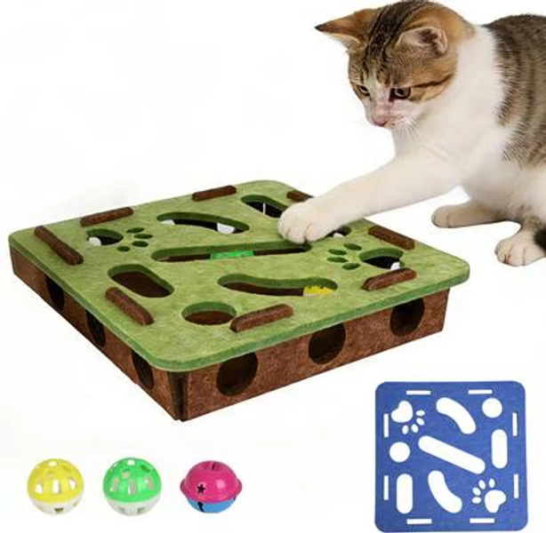 PET FIT FOR LIFE Puzzle Box Cat Toy - Chewy.com