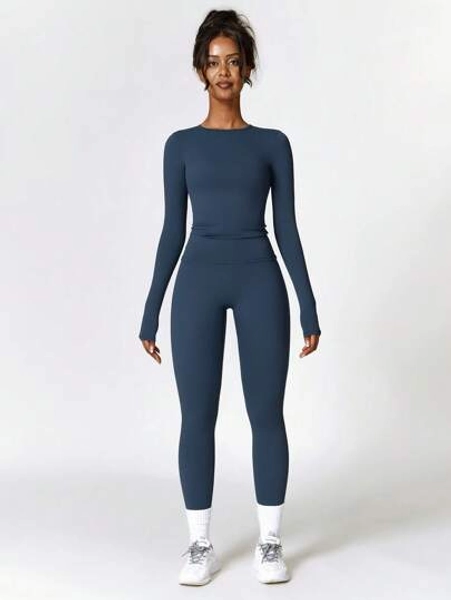 MASKERT Women's Sports Suit, Sports Running Suit, Yoga Suit, Home Casual Suit, Skin Friendly And Comfortable