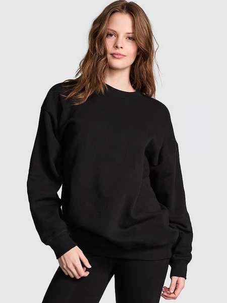Ivy Fleece Oversized Crew Sweatshirt
