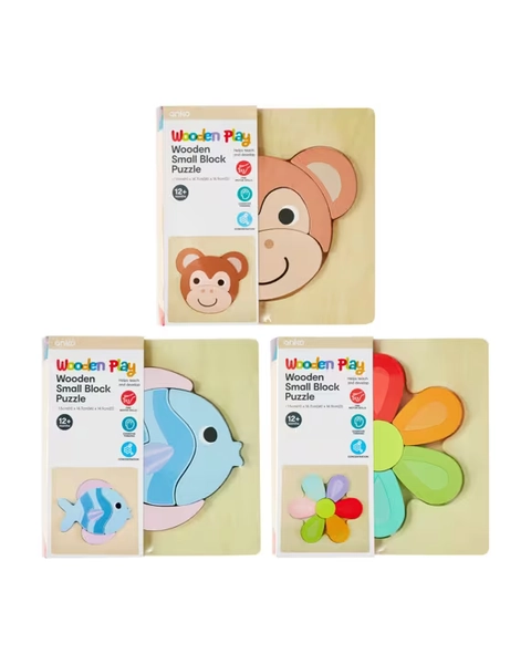 Small Block Puzzle - Assorted - Assorted - One Size