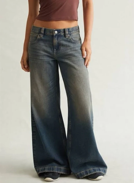 Sloane Women's Low Rise Ultra Baggy Jeans
