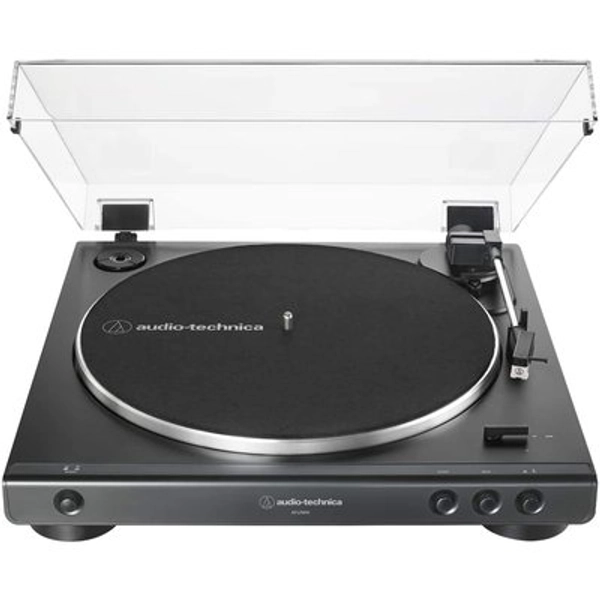 Audio-Technica - Refurbished Excellent - Audio Technica AT-LP60X-BK Turntable - Black