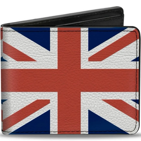 United Kingdom Flag Logo Bi-Fold Wallet