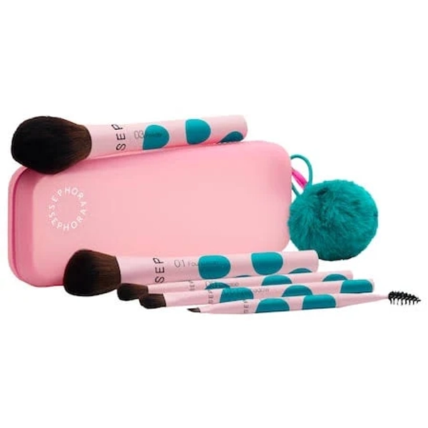 Sephora Collection 5-Piece Face and Eye Brush Set