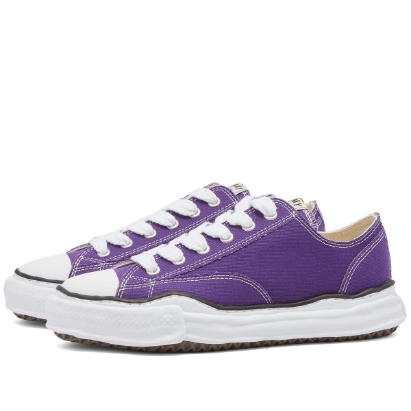 Maison MIHARA YASUHIRO Men's Peterson Original Sole Canvas Low Sne Sneakers in Purple