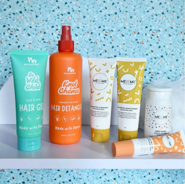 No Nasties Kids Tween Skincare and Hair Care Starter Kit