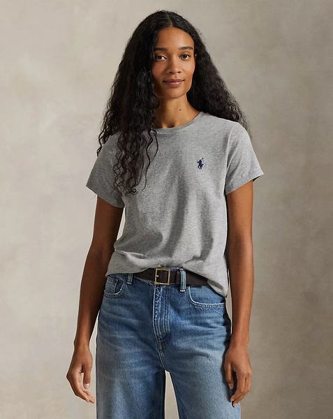 Camiseta de punto de algodón Classic Fit
