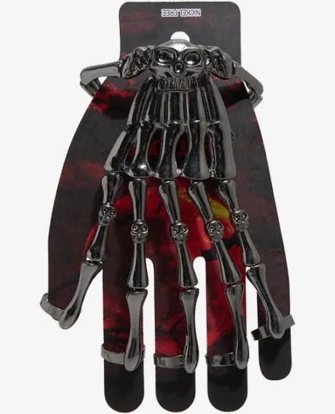 Skeleton Hand Skull Hand Ring Bracelet