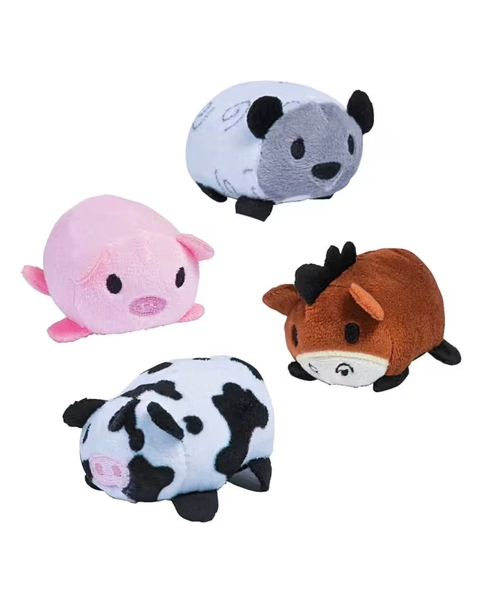 Partyrama Mini Stuffed Farm Animals Pack of 12