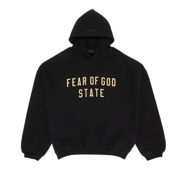 Buy Fear of God Essentials Fleece Hoodie 'Black' - 192BT246250F | GOAT