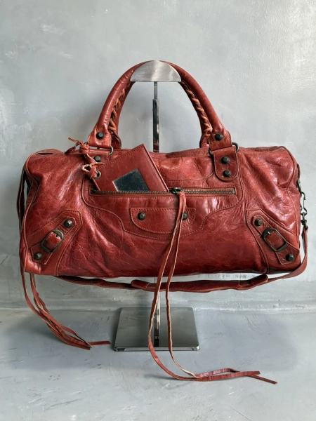 2000s Balenciaga - City Twiggy - Lambskin Leather Bag