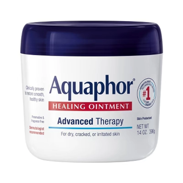 Aquaphor Healing Ointment Skin Protectant Advanced Therapy Moisturizer for Dry and Cracked Skin Unscented - 14oz