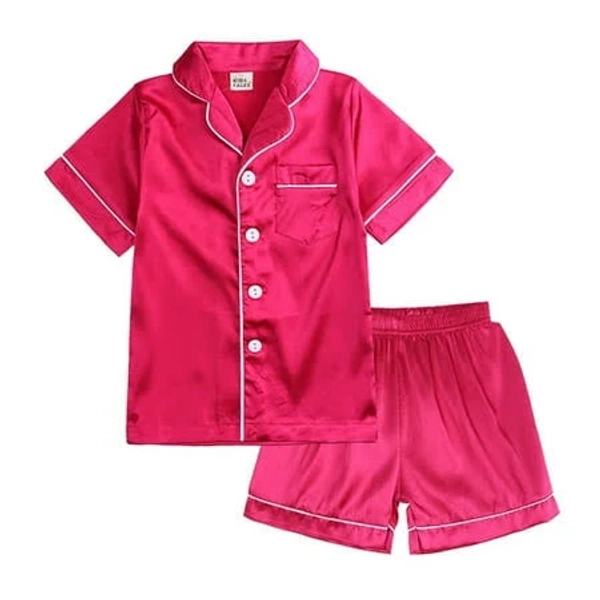 Hawee Girls Satin Pajama Set