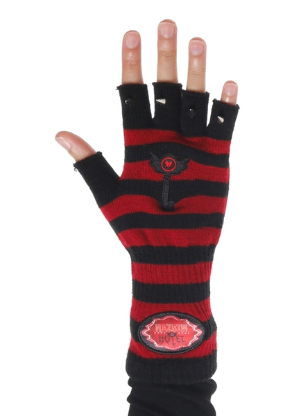 Hazbin Hotel Key Fingerless Gloves