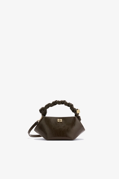 Mini sac froissé vert Bou