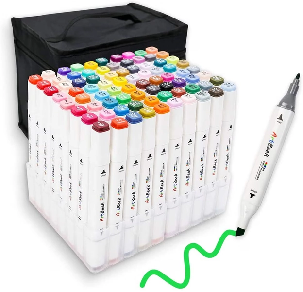 ArtBeek Dual Tip Art Markers: Sketch Markers for Drawing