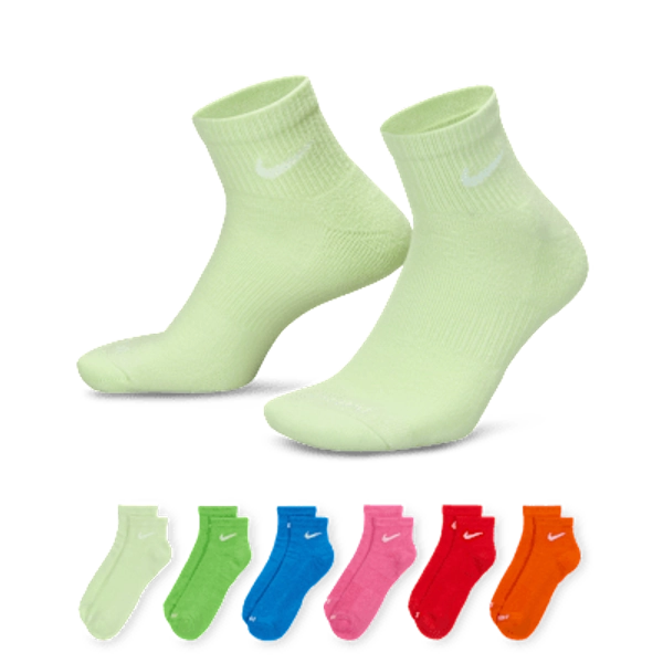 Nike Everyday Plus Cushioned Training Ankle Socks (6 Pairs)