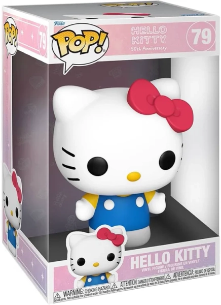 Funko Pop! Jumbo: Sanrio - Hello Kitty - 50th Anniversary - Collectible Vinyl Figure - Gift Idea - Official Merchandise - Toys for Children and Adults - Figure Model for Collectors : Amazon.es: Home & Kitchen