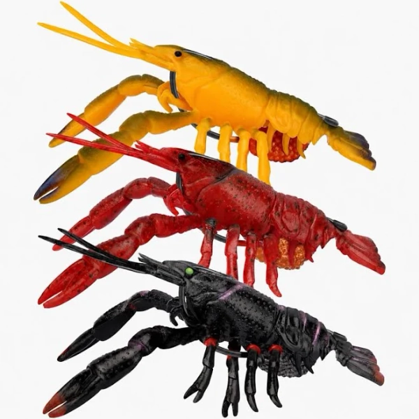 TRUSCEND Duramax Light Color Pre-Rigged Soft Swimbaits with BKK Hooks